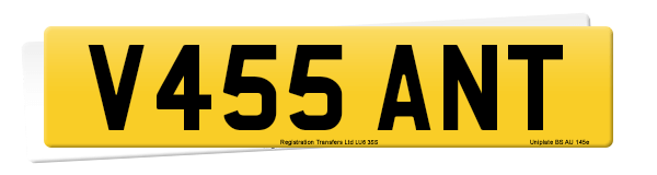 Registration number V455 ANT